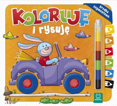 Okładka książki Koloruję i rysuję. Kredka segmentowa