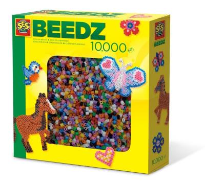 Koralikowe prasowanki - mix kolorów 10000. Wydawca: SES NL. SmakLiter.pl Opakowanie Koralikowe prasowanki - mix kolorów 10000