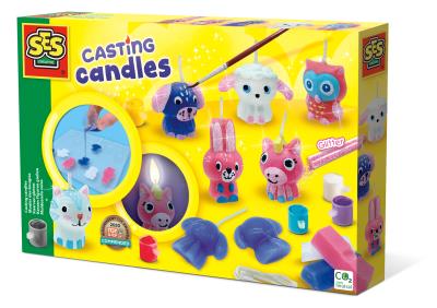 Kreatywna zabawa - Woskowe świeczki z brokatem. Wydawca: SES NL. SmakLiter.pl Opakowanie Kreatywna zabawa - Woskowe świeczki z brokatem