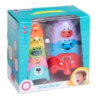 Opakowanie Kubeczki do układania Zwierzaki BAM BAM