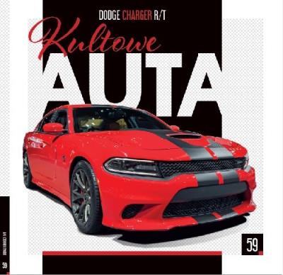 Kultowe Auta.59 Dodge Charger R/T. Autor: praca zbiotowa. SmakLiter.pl Okładka książki Kultowe Auta.59 Dodge Charger R/T