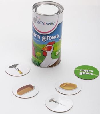 Opakowanie Madra głowa - skojarzenia w tubie