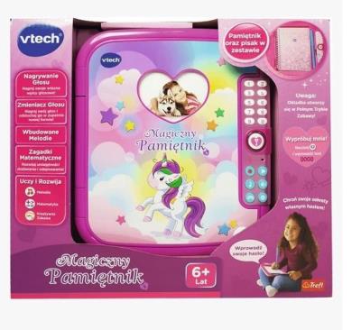Opakowanie Magiczny pamiętnik Vtech