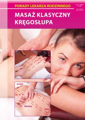 Masaż klasyczny kręgosłupa. Autor: Chojnowska-Depczyńska Emilia. SmakLiter.pl Okładka książki Masaż klasyczny kręgosłupa