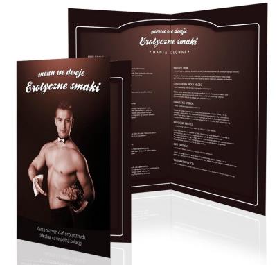 Opakowanie Menu we dwoje - erotyczne smaki