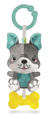 Miękka grzechotka Piesek. Wydawca: Clementoni. SmakLiter.pl Opakowanie Miękka grzechotka Piesek