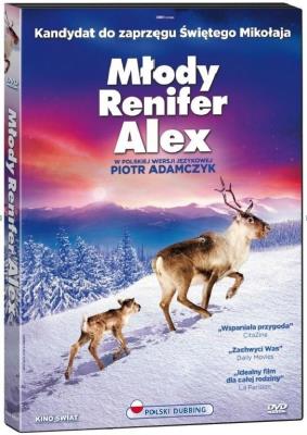Okładka książki Młody renifer Alex DVD