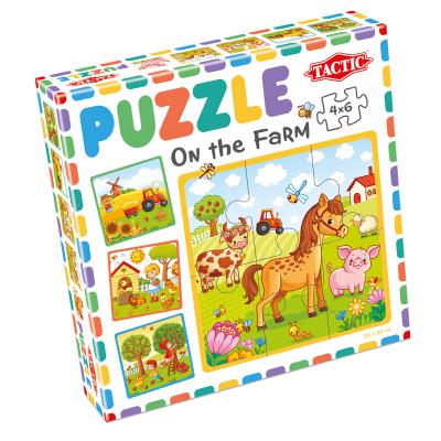 Opakowanie Moje pierwsze puzzle: Farma 4x6el.