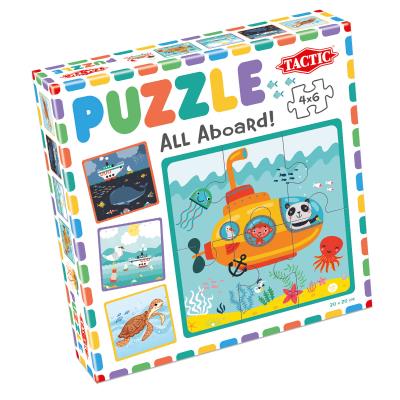 Opakowanie Moje pierwsze puzzle: Wszyscy na pokład! 4x6el.