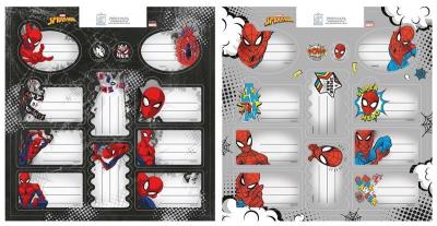 Opakowanie Naklejki na zeszyty Spiderman