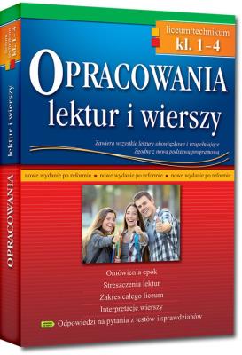 Opracowania lektur i wierszy Klasa 1-4. Autor: Opracowanie zbiorowe. SmakLiter.pl Okładka książki Opracowania lektur i wierszy Klasa 1-4