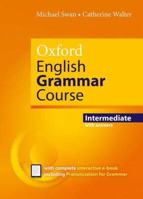 Oxford English Grammar Course Interm with key. Autor: Swanwick Michael, Catherine Walter. SmakLiter.pl Okładka książki Oxford English Grammar Course Interm with key