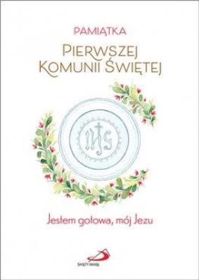 Okładka książki Pamiątka Pierwszej Komunii Św. - Dla dziewczynki