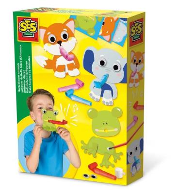 Opakowanie Papierowe zwierzątka z gwizdkiem