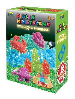 Opakowanie Piasek kinetyczny 500g świecący w ciemności