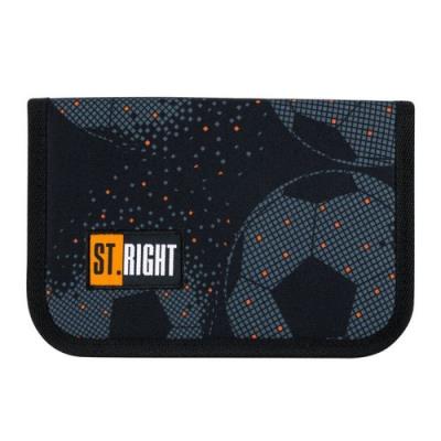 Opakowanie Piórnik 2-klapkowy bez wyposażenia St.Right PC-03 Football