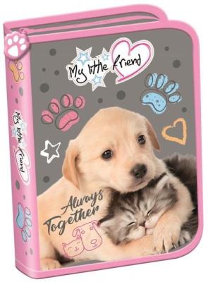 Piórnik dwuklapkowy bez wyposażenia CAT & DOG. Wydawca: St. Majewski. SmakLiter.pl Opakowanie Piórnik dwuklapkowy bez wyposażenia CAT & DOG