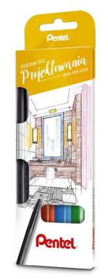 Opakowanie Pisak Sigh Pen 4 kolory PENTEL