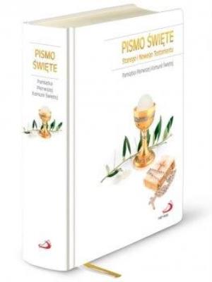 Okładka książki Pismo Św. ST i NT. Pierwsza Komunia Św.