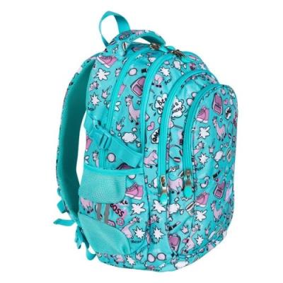 Opakowanie Plecak 4-komorowy BP1 Pastelowe lamy