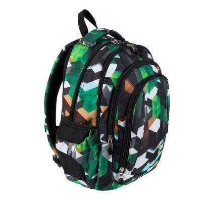 Opakowanie Plecak 4-komorowy BP4 Zielone klocki 3D