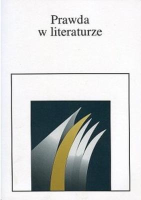 Okładka książki Prawda w literaturze