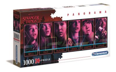Puzzle 1000 Panorama Netlix Stanger Things. Wydawca: Clementoni. SmakLiter.pl Opakowanie Puzzle 1000 Panorama Netlix Stanger Things