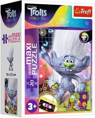 Opakowanie Puzzle 20 miniMaxi W muzycznym świecie Troli 3