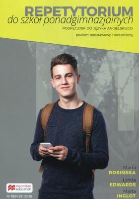 Repetytorium do szkół ponadgimnazjalnych SB ZP+ZR. Autor: Marta Rosińska, Edwards Lynda, Inglot Marta. SmakLiter.pl Okładka książki Repetytorium do szkół ponadgimnazjalnych SB ZP+ZR