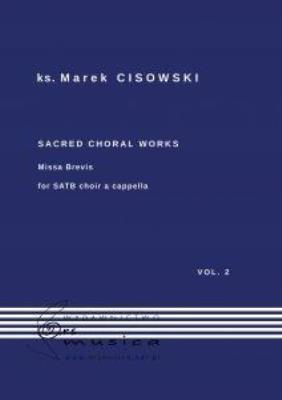 Sacred Choral Works Vol. 2. Autor: ks. Marek Cisowski. SmakLiter.pl Okładka książki Sacred Choral Works Vol. 2