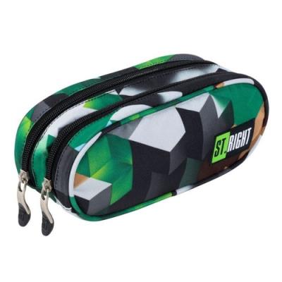 Opakowanie Saszetka dwukomorowa PU-02 Zielone klocki 3D