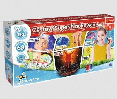 Opakowanie Sience 4 You - Zestaw Super Naukowca 6w1 TREFL