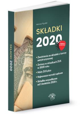Składki 2020. Autor: Pigulski Mariusz. SmakLiter.pl Okładka książki Składki 2020
