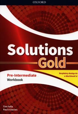 Okładka książki Solutions Gold Pre-Interme. WB EBK Pack OXFORD