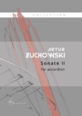 Sonata II na akordeon. Autor: Artur uchowski. SmakLiter.pl Okładka książki Sonata II na akordeon