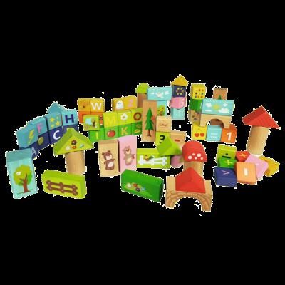 Opakowanie Sprytne klocki misia Zdzisia Trefl 61338