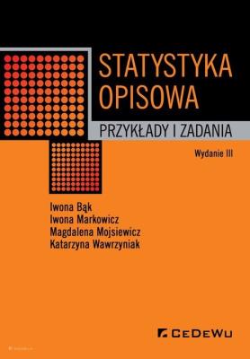 Okładka książki Statystyka opisowa. Przykłady i zadania (wyd. III)