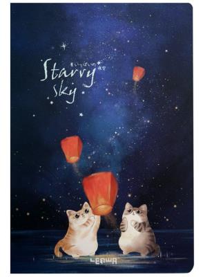 Opakowanie Szkicownik B5/100K Koty i lampiony