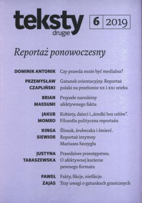 Opakowanie Teksty drugie 6/2019