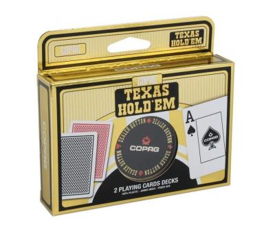 Opakowanie Texas Hold'em Copag Duopack - Dealer button