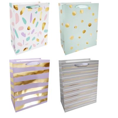 Opakowanie Torba prezentowa 26x32 pastelowo-złota
