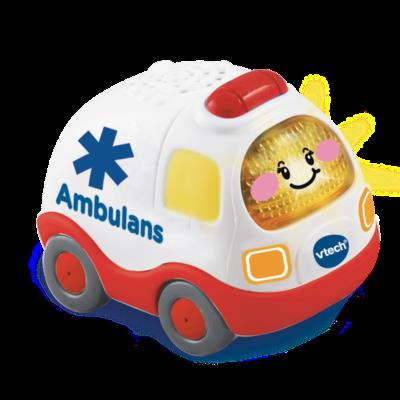 Tut tut autka ambulans Vtech 60805. Wydawca: Vtech. SmakLiter.pl Opakowanie Tut tut autka ambulans Vtech 60805