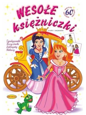 Okładka książki Wesołe ksieżniczki. Zgadywanki