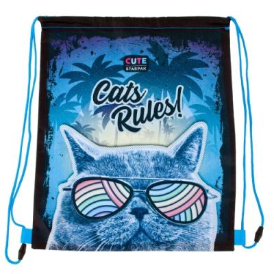 Opakowanie Worek szkolny na ramię Cat Rules