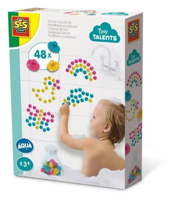 Zabawa w wannie - artystyczne obrazki przyssawki. Wydawca: SES NL. SmakLiter.pl Opakowanie Zabawa w wannie - artystyczne obrazki przyssawki