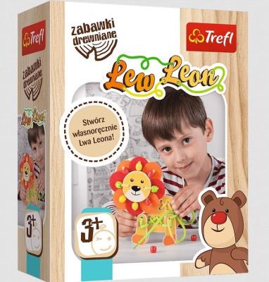 Opakowanie Zabawka drewniana - Lew Leon TREFL