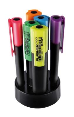 Opakowanie Zakreślacz Flasher 6 kolorów HI-TEXT