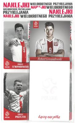 Opakowanie Zestaw naklejek z piłkarzami PZPN mały Z7