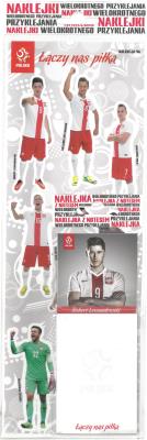Opakowanie Zestaw naklejek z piłkarzami PZPN średni Z4