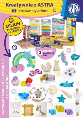 Opakowanie Zestaw plastyczny Astra pastelowe sny